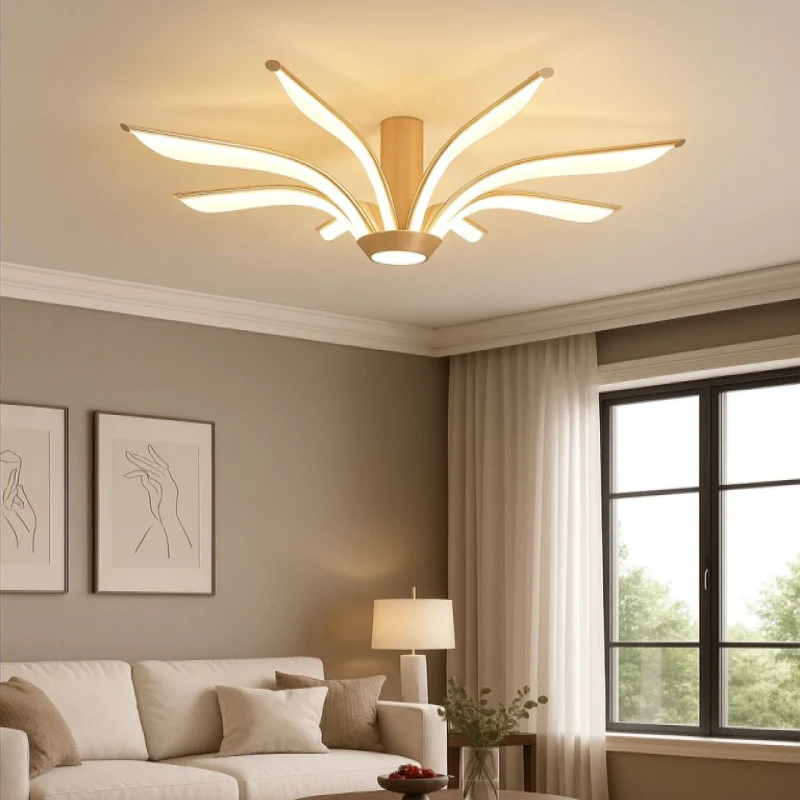 Lustra LED, Model G33-8X, cu Telecomanda, 3 Tipuri de Lumina, Intensitate Reglabila, 96W,